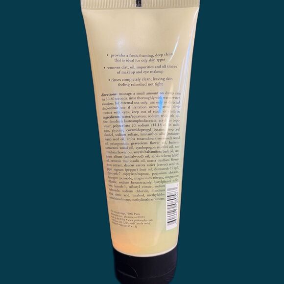 Philosophy Purity Foam 3 in1 Cleansing Gel 7.5oz - Picture 4 of 4